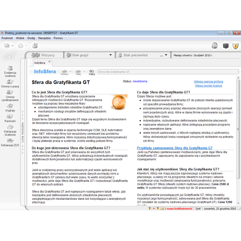 Gratyfikant GT Sfera