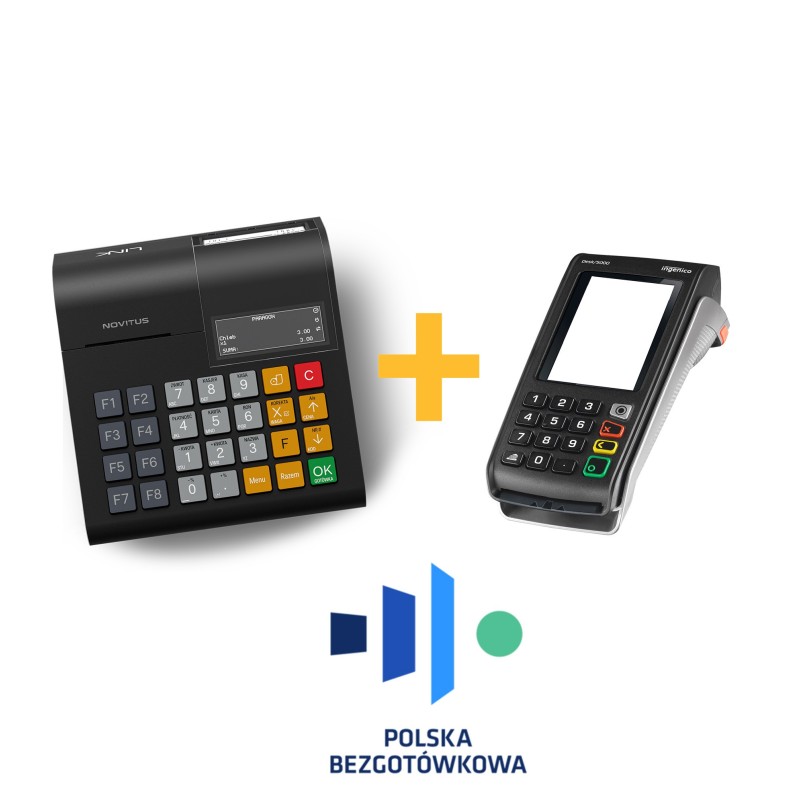 Zestaw Kasa + terminal płatniczy