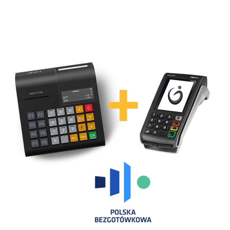 Zestaw Kasa + terminal płatniczy